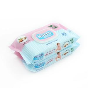 Baby Wet Wipes for Newborns | 99% Purified Water, Alcohol-Free Wipes with Almond Oil & Shea Butter | Gentle Moisturizing Baby Wipes for Sensitive Skin | Pack Of 2 X 60 Count